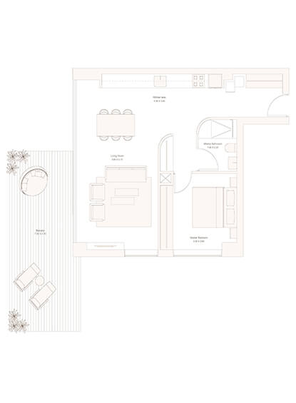 Sea Breeze - One Bedroom Apartment
